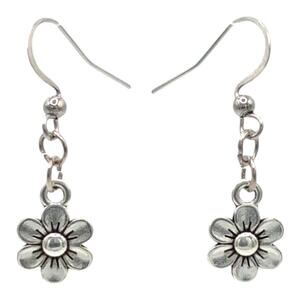 Boho Flower Earrings – Vintage-Style Floral Dangle Jewelry Cottagecore Gift